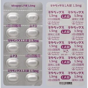 Mirapex-LA盐酸普拉克索1.5mg:10粒