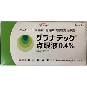 Glanatec盐酸利帕舒地尔水合物滴眼液0.4%:5mL×5支