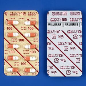 Mexiletine Hydrochloride盐酸美西律胶囊100mg「沢井」:100片