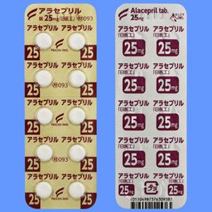 Alacepril阿拉普利片25mg「日医工」:100片