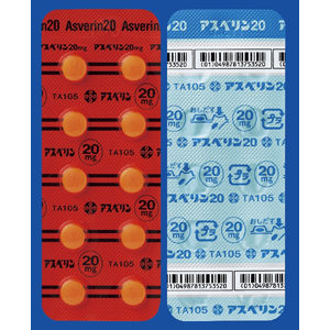 Asverin替苯哌丁酯20安嗽宁片:100粒