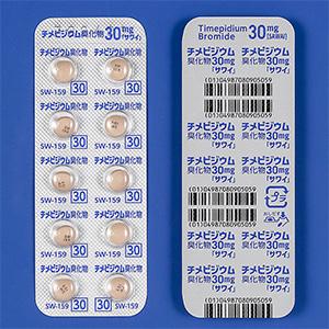 Timepidium噻哌溴铵 30mg「沢井」:100粒