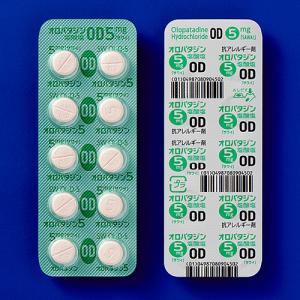 Olopatadine盐酸奥洛他定OD口崩片5mg「沢井」:100片