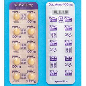 Depakene丙戊酸片100mg:100片