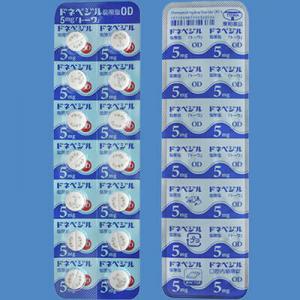 Donepezil盐酸多奈哌齐OD口崩片5mg「東和」:56片