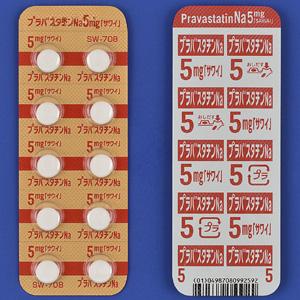 Pravastatin普伐他汀钠片5mg「沢井」:100片