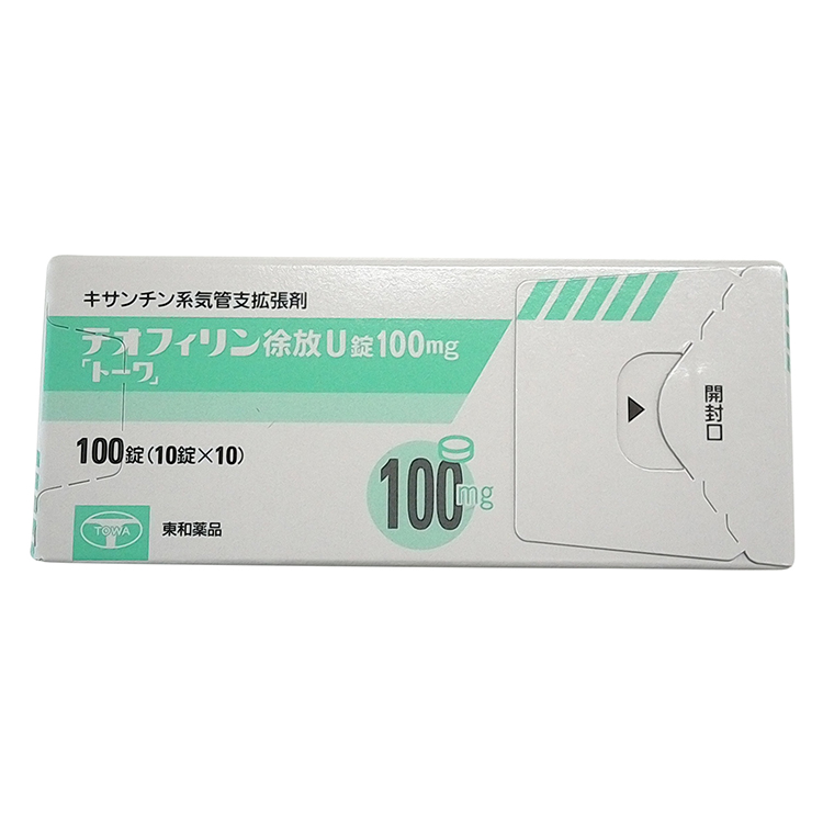 Theophylline茶碱缓释U片100mg「東和」:100片