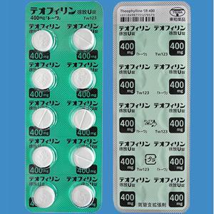 Theophylline茶碱缓释U片400mg「東和」:100片