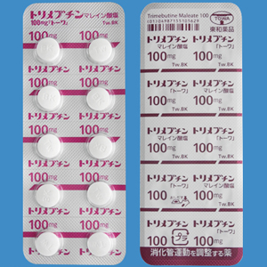 Trimebutine马来酸曲美布汀片100mg「東和」:100片