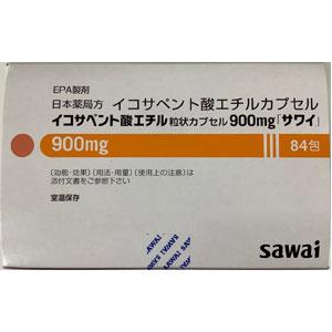 Ethyl Icosapentate二十碳五烯酸乙酯粒状胶囊900mg「沢井」:84包闭塞性动脉硬化 疏通血管血栓降血脂