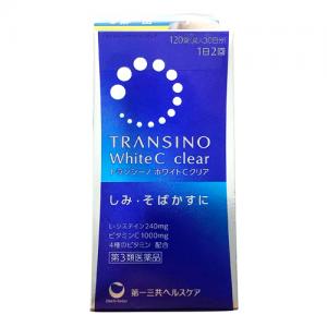 第一三共TRANSINO® White C clear维他命C淡斑美白丸:120粒【3類】