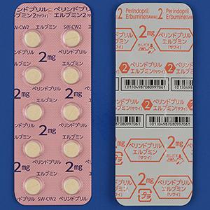 Perindopril Erbumine培哚普利片2mg「沢井」:100片