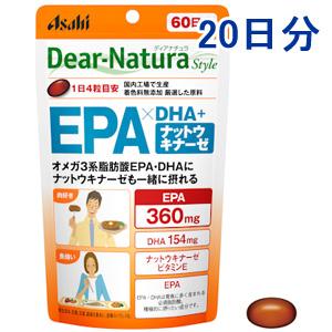 Asahi朝日Dear-Natura 欧米茄3系脂肪酸EPA・DHA+纳豆激酶:80粒