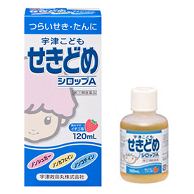 宇津儿童止咳糖浆A(草莓味):120ml【2類】