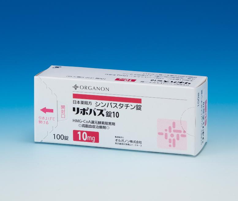 Lipovas辛伐他汀片10mg:100片 普伐他汀 调节血脂 降低胆固醇 减少动脉粥样硬化 保护心脑血管健康 稳定动脉粥样斑块