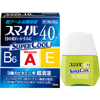狮王LION Smile40EX 3种维生素 营养清凉型 眼药水:13ml【2類】