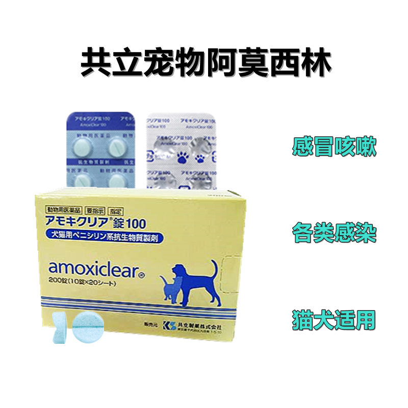 Amoxicillin 共立宠物速喏阿莫西林片100mg